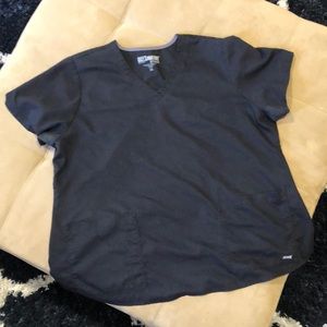 Grey’s Anatomy 3XL Black Scrub Top - women
